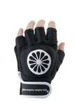 The Indian Maharadja Glove Shell Half Finger (Left) - Black