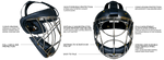 OOP face-off steel mask (Senior Sizes)