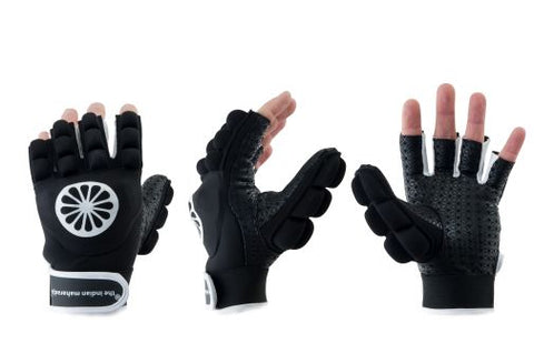 The Indian Maharadja Glove Shell/Foam Half Finger (Left) - Black